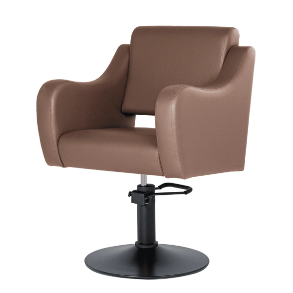 Парикмахерское кресло МД-24, основание чёрный круг